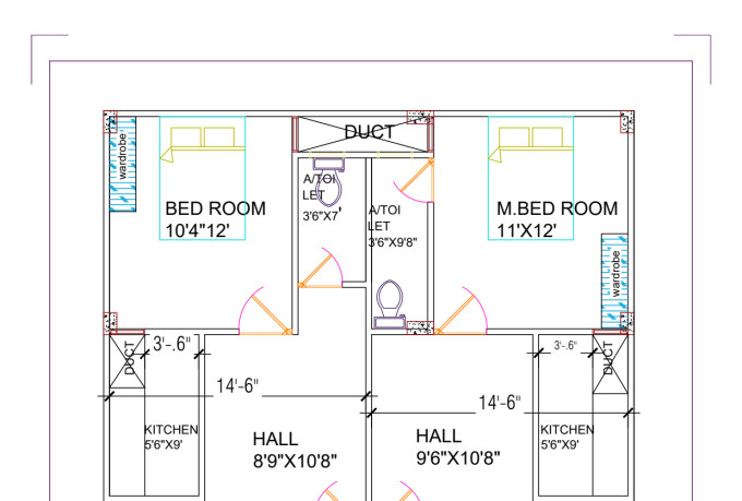 2d floor plan , redrawing , existing and proposed